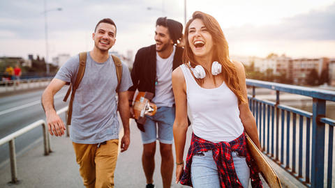 Gruppe von Jugendlichen