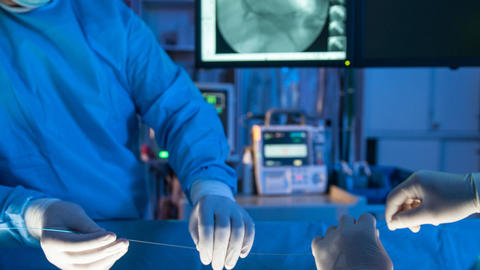 Herzop - Einsetzen eines Stent