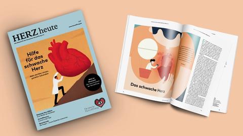 Kollage von der HERZ heute Ausgabe 2