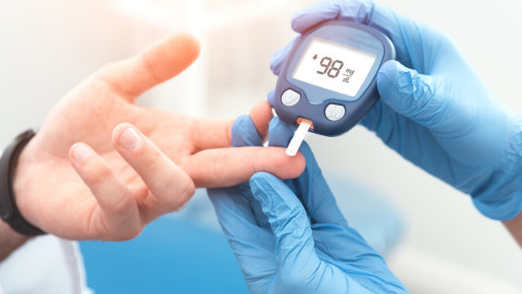 Darstellung eines Blutzuckermessgerät 